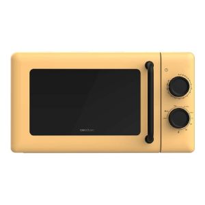Cecotec microondas mecánico con grill de 20l proclean 3110 yellow. 700w