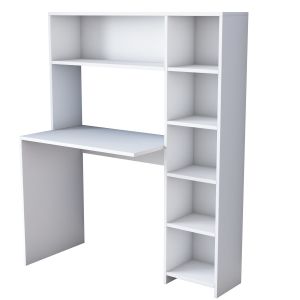 Escritorio de madera <<haham>> 113 x 40 x 142 cm - blanco