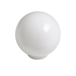 Tirador bola abs 24mm blanco brillo lote de 75