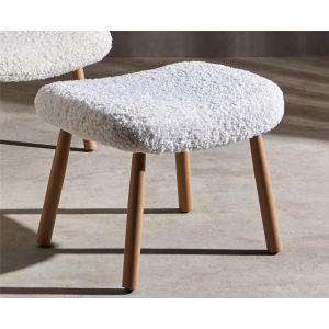 Banqueta akin borrego largo 60x42x43 cms