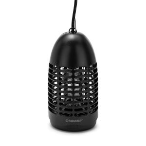 ZAP NEGRO: mosquitera eléctrica, con bombilla UV, 7W. negro
