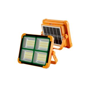 Foco LED solar 100w, portátil. 5 modos con imán Recargable usb/solar.
