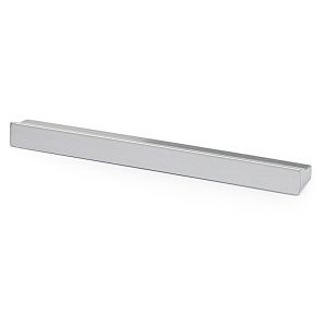 Tirador plástico trama c64/96/128 ral9006  l150