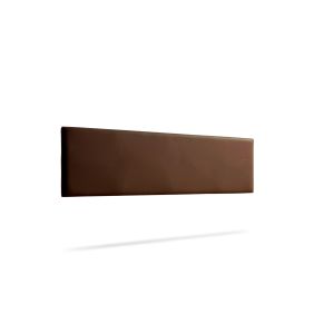 Cabecero tapizado nova polipiel 100x50x5 cm - marrón - moonia
