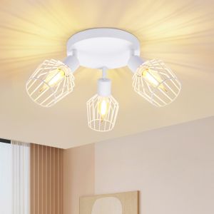 Nettlfe lámpara de techo e14 blanca 29x29
