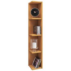 Vcm - estante de madera estante decoración esquina rack honsa