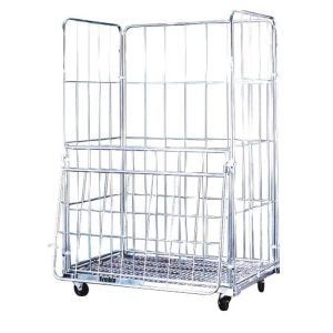 Cestón de papel y cartón 1200 x 800 con ruedas TYMBIA