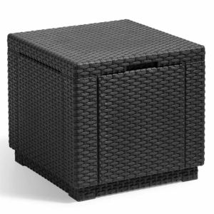 Keter puf de almacenamiento cubo grafito 213816