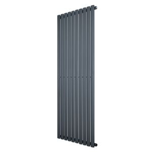 Radiador de columna simple ovalado – 1600 mm x 600 mm – gris antracita