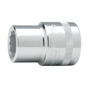Llave vaso cuadradillo 3/4'' boca bihexagonal serie corta métrica m-50