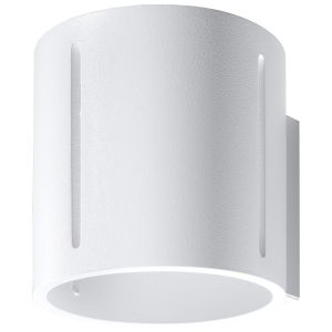 Lámpara de pared inez 1 blanco aluminio 10x10x12cm
