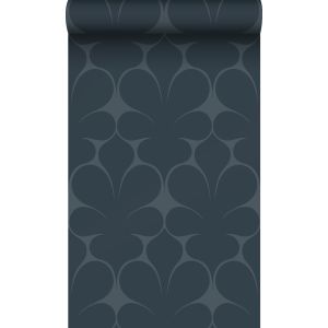 Origin papel pintado adorno azul oscuro 50 x 900 cm