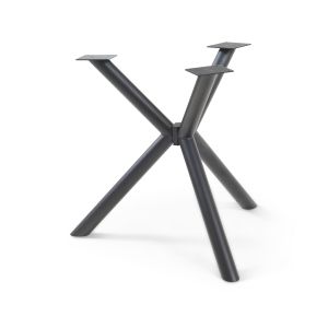 Pata de mesa viserinna forma de estrella acero 94,5x94,5x73 cm - negro