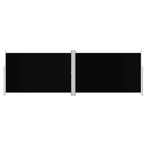 vidaXL toldo lateral retráctil negro 200x600 cm