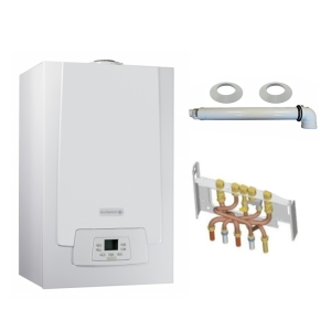 Caldera de condensación de gas de dietrich mpx mi slim 29 kw, completa