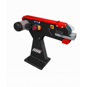Lijadora de banda horizontal femi con base - trifásica 3000w correa 75x2000