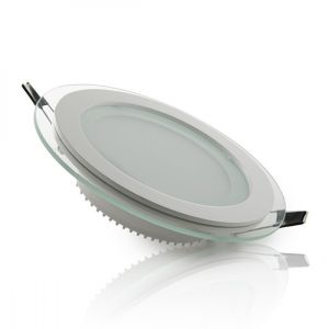 Foco downlight LED 12w 1200lm 6000ºk circular   cristal ø160mm 40.000h  [g
