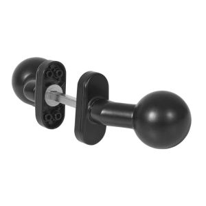 Juego pomo macizo acodado recuperable bola 5501 negro