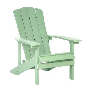 Silla de jardín adirondack verde claro