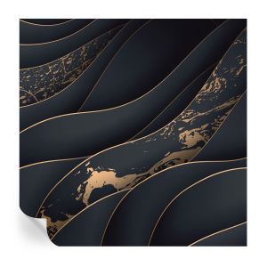 Papel pintado autoadhesivo ondas elegantes 250x250 tulup