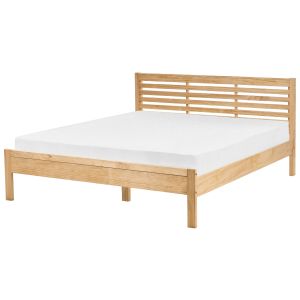 Cama madera de pino carnac 160 x 200 cm marrón claro