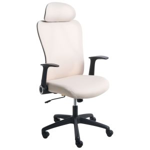 Silla de oficina zyven tela beige
