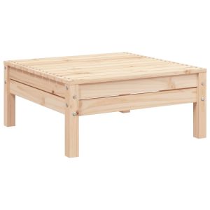 vidaXL taburete de jardín madera maciza de pino