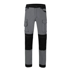 Velilla pantalon canvas stretch xl gris/negro