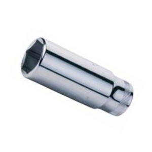 Llave vaso cuadradillo 1/4 boca hexagonal serie larga métrica m-14