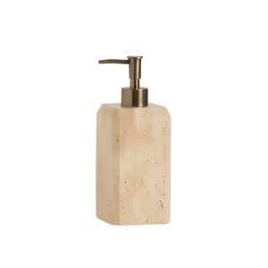 Dispensador travertino 7,5x7,5x19
