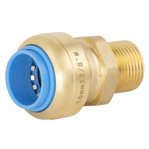 Conector automático universal ø16 macho (3/8) tout push