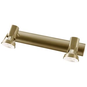 Regleta para baño focos 2xgu10 cuero viejo