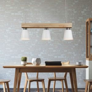 Nettlife lámpara colgar E27 blanco 70x14