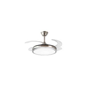 Ventilador de techo ambra niquel cct regulable 40cm