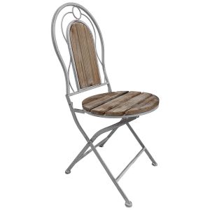 Silla gris 40x46x90