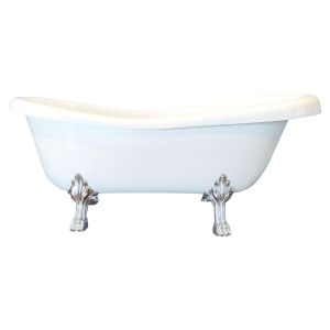 Ondee - bañera isla retro 1900 - 170x75cm - acryl. Reforzado 12mm - blanco