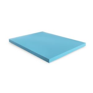 Topper 100% viscoelástico 135x200cm - sobrecolchón grosor 5cm - fusion home