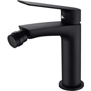 Imex - grifo monomando bidé negro serie luxor