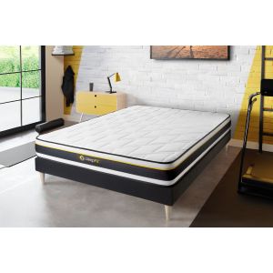 Pack colchón soft 120x210cm + somier, espuma de alta densidad