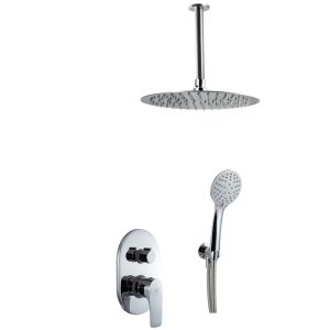 Conjunto de ducha empotrada techo | serie sinua - källa
