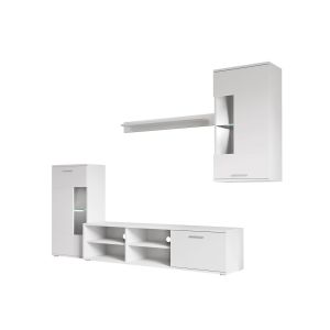 Conjunto muebles de salon airam, blanco 230x200 cm