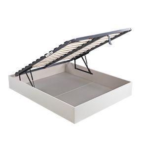 Canapé somier 150x190cm royal sleep blanco montaje incluido