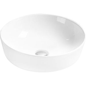 Lavabo cerámico sobre encimera, 41,5x41,5x13,5 cm, blanco