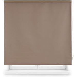 Estor opaco enrollable premium 160x165  marrón