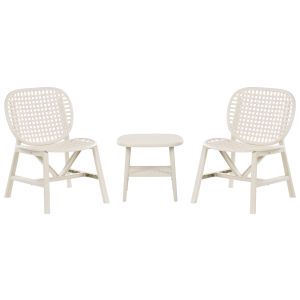 Conjunto de balcón sicelle blanco crema