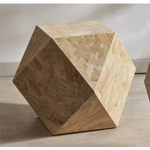 Mesa de centro geometrica 43 cms. 54dx43 cms