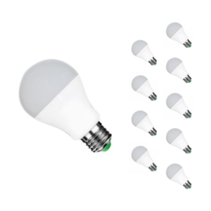 Bombilla LED E27 12w 220v a60 180° (pack de 10) - blanco neutro 4