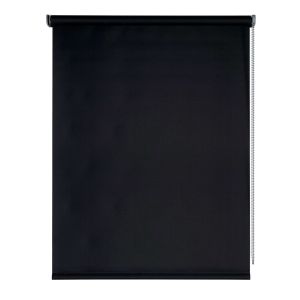 Storesdeco|estor opaco moon, estor enrollable blackout negro, 140 x 250 cm