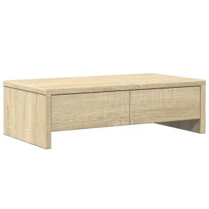 Soporte para monitor mueble de escritorio con cajones madera