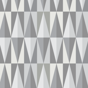 Papel pintado geométrico triangular gris 60cm por 250cm